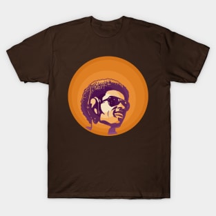 Stevie Wonder (Orange/Purple) T-Shirt